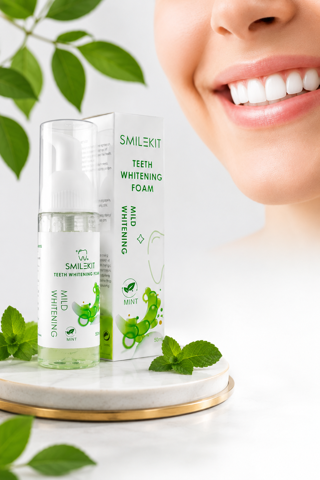 WhiteSmile Pro™ | Espuma Dental Blanqueadora para una Sonrisa Más Brillante
