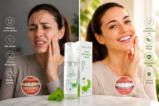 WhiteSmile Pro™ | Espuma Dental Blanqueadora para una Sonrisa Más Brillante