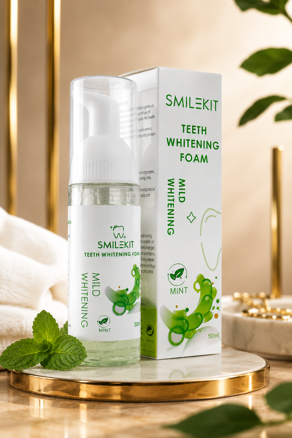 WhiteSmile Pro™ | Espuma Dental Blanqueadora para una Sonrisa Más Brillante