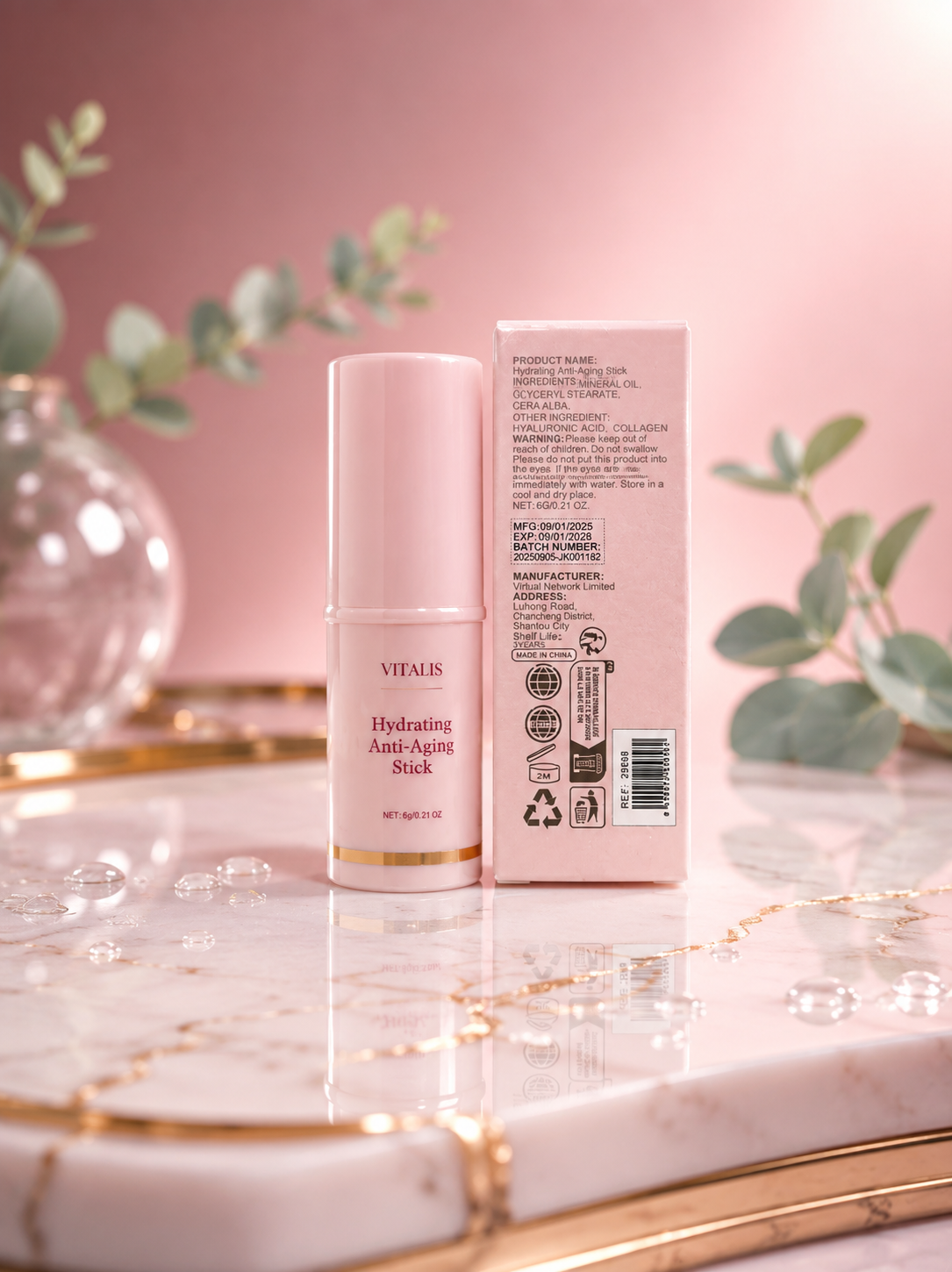VITALIS™ | Bálsamo Facial de Colágeno para Arrugas y Líneas de Expresión
