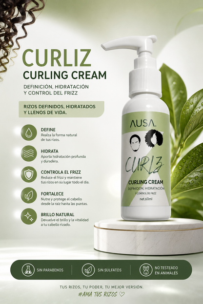 CurlDefine Pro™ | Gel Definidor para Rizos Más Definidos y Sin Encrespamiento