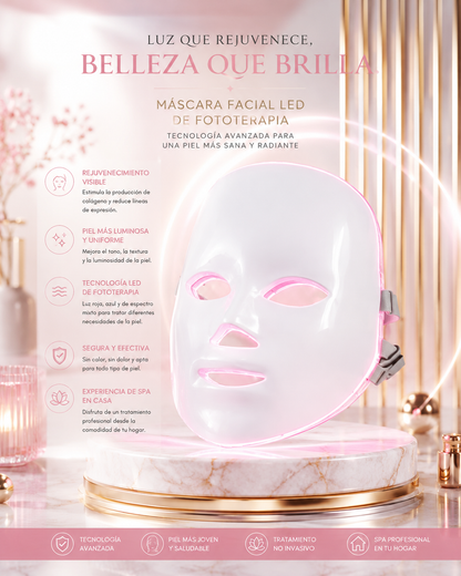LumiFace Pro™ | Máscara LED para una Rutina Facial de Nueva Generación