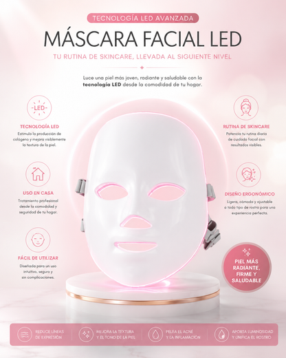 LumiFace Pro™ | Máscara LED para una Rutina Facial de Nueva Generación